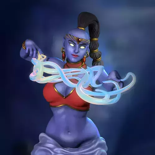 Heroes 3 Female Genie