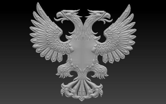 Aquila bicefala 3D model