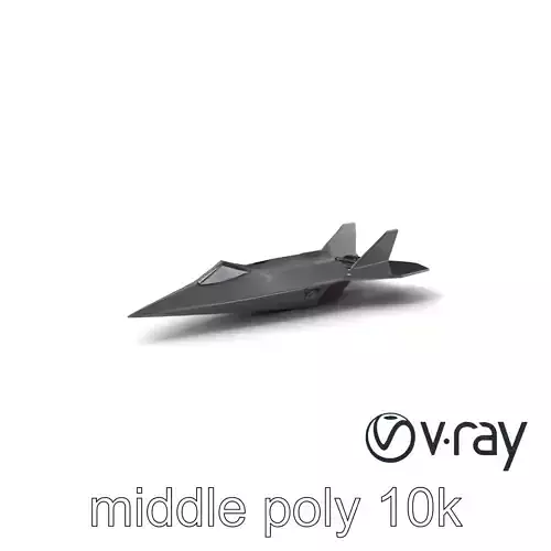 NightViper Stealth Fighter model pack Low-poly 3D model