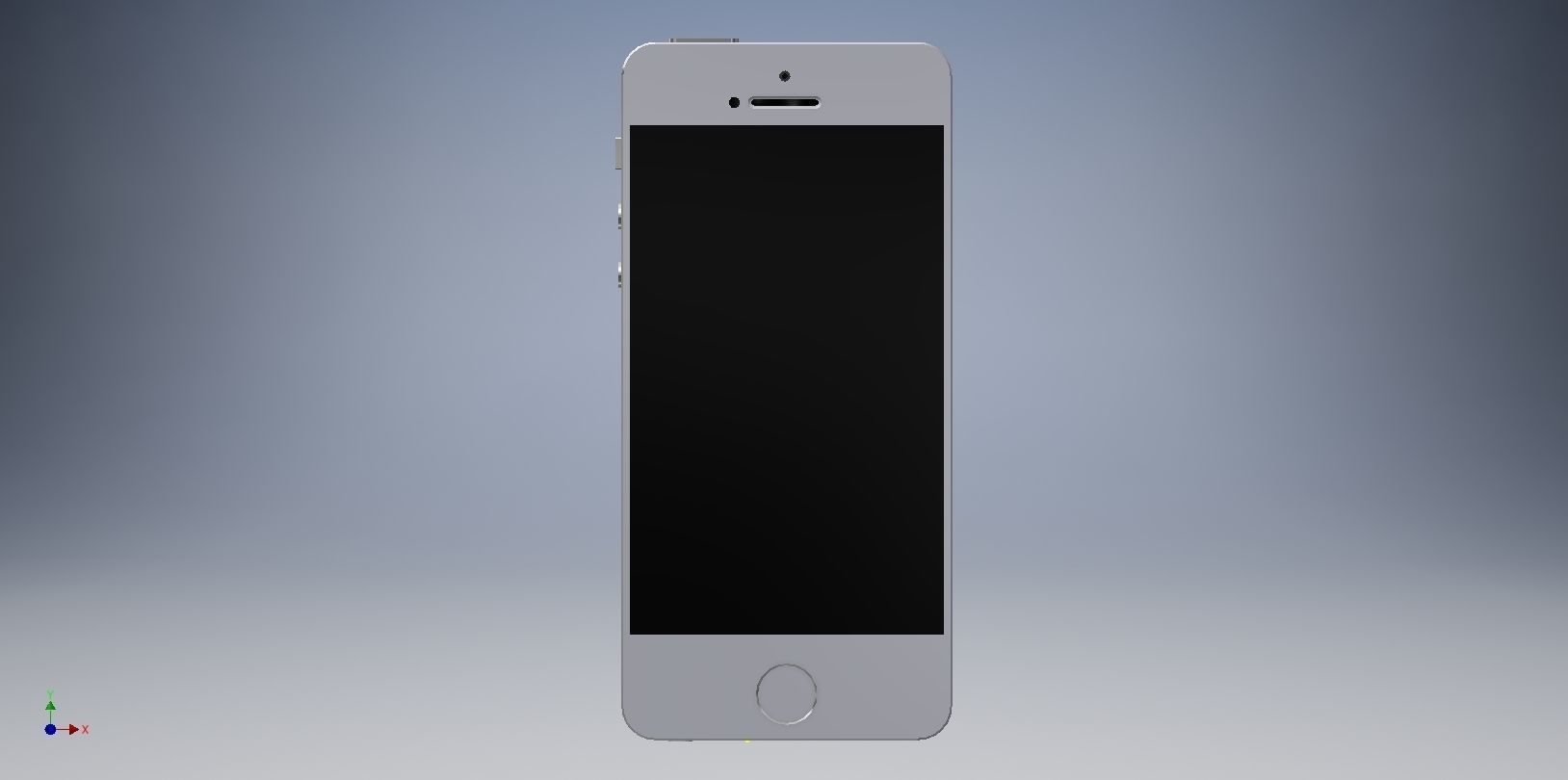 iphone 5 low-poly sony ericsson xperia z Low-poly 3D model_5