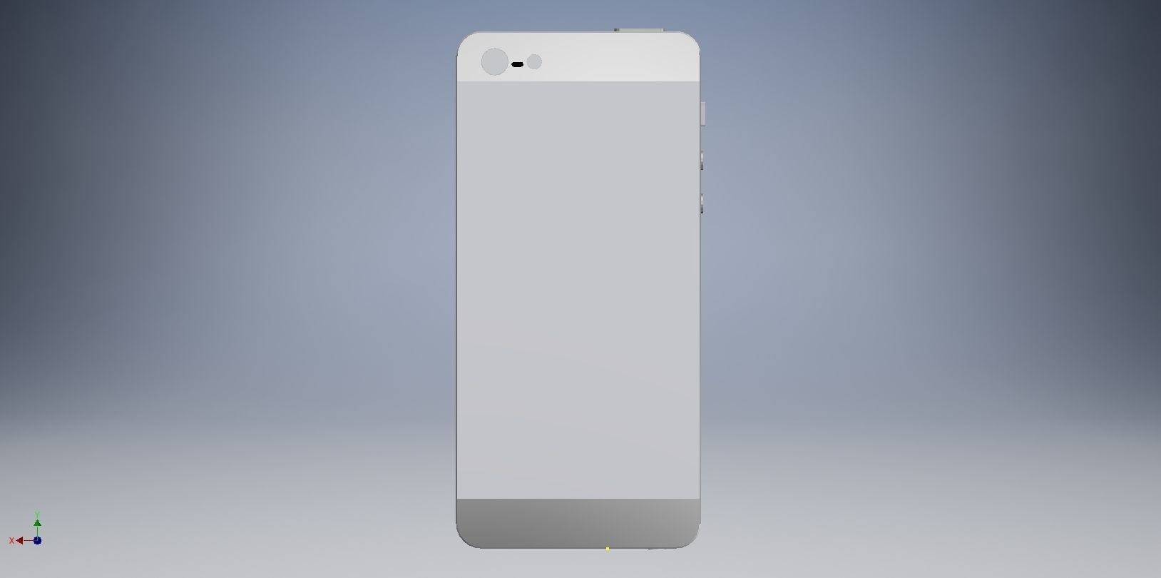 iphone 5 low-poly sony ericsson xperia z Low-poly 3D model_4