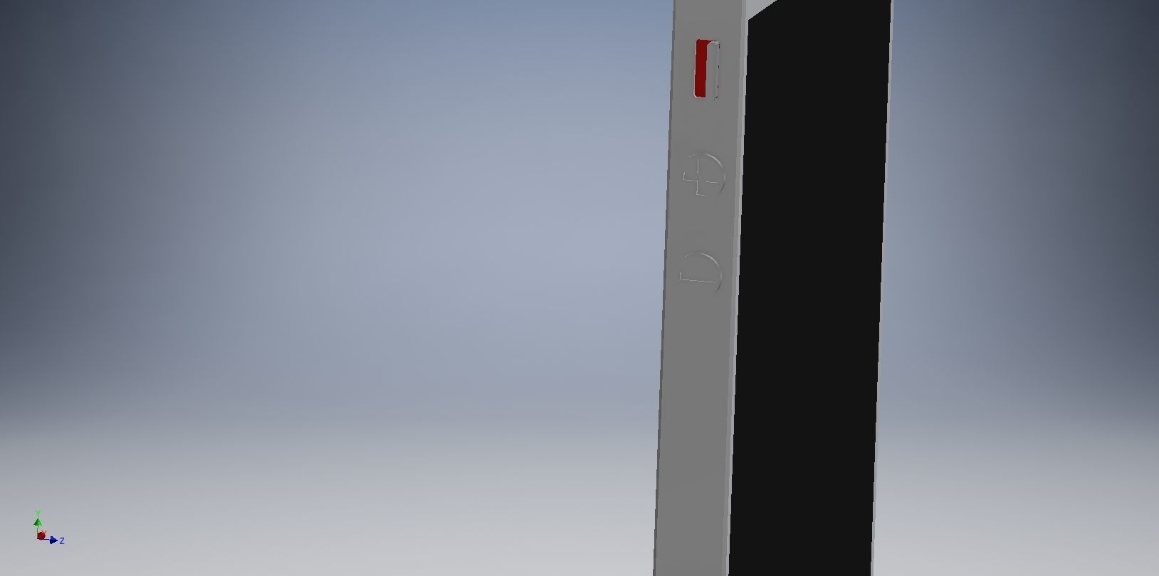 iphone 5 low-poly sony ericsson xperia z Low-poly 3D model_2