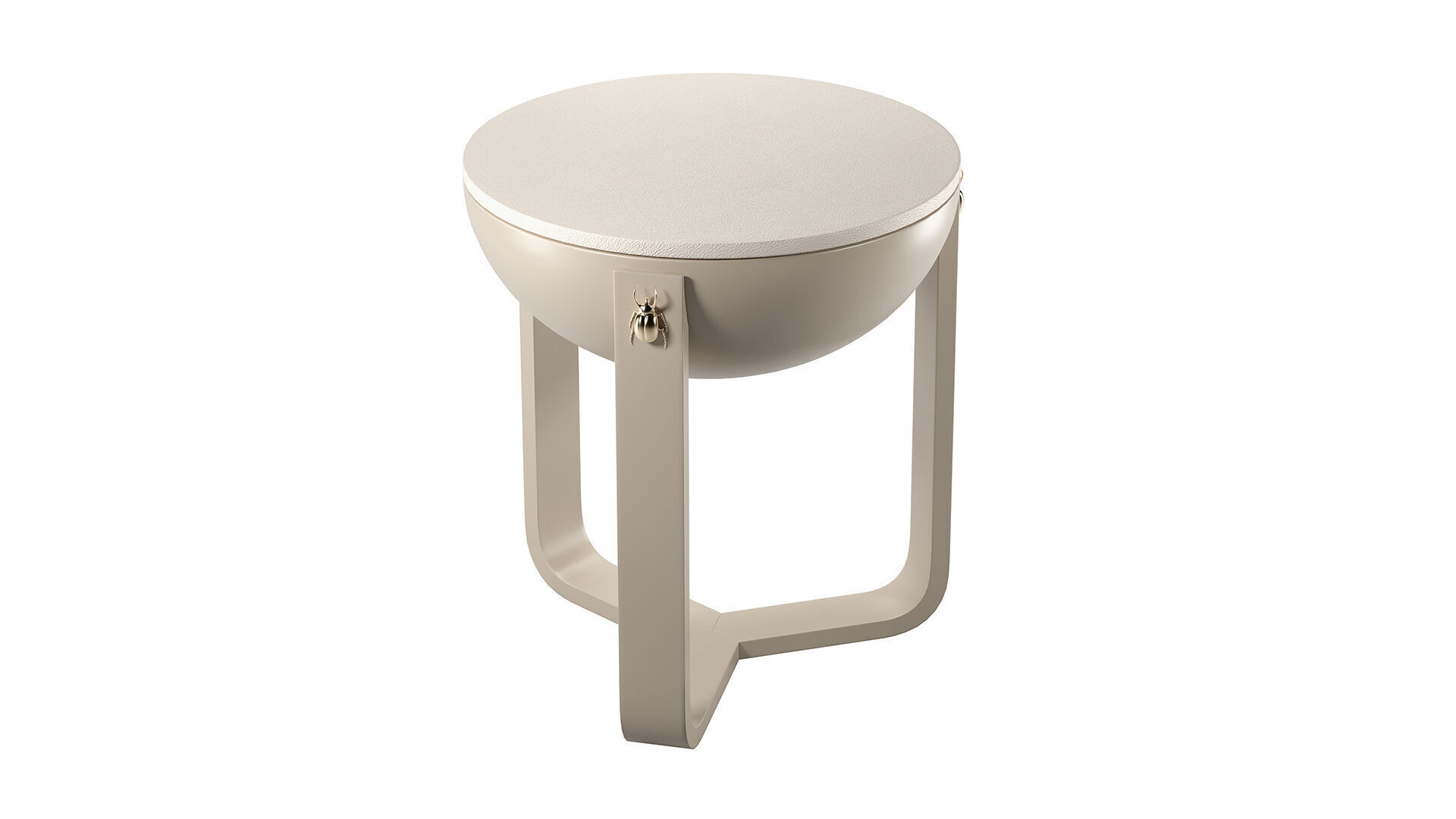 Ethnic Drum Concept Side Table 3D model_8