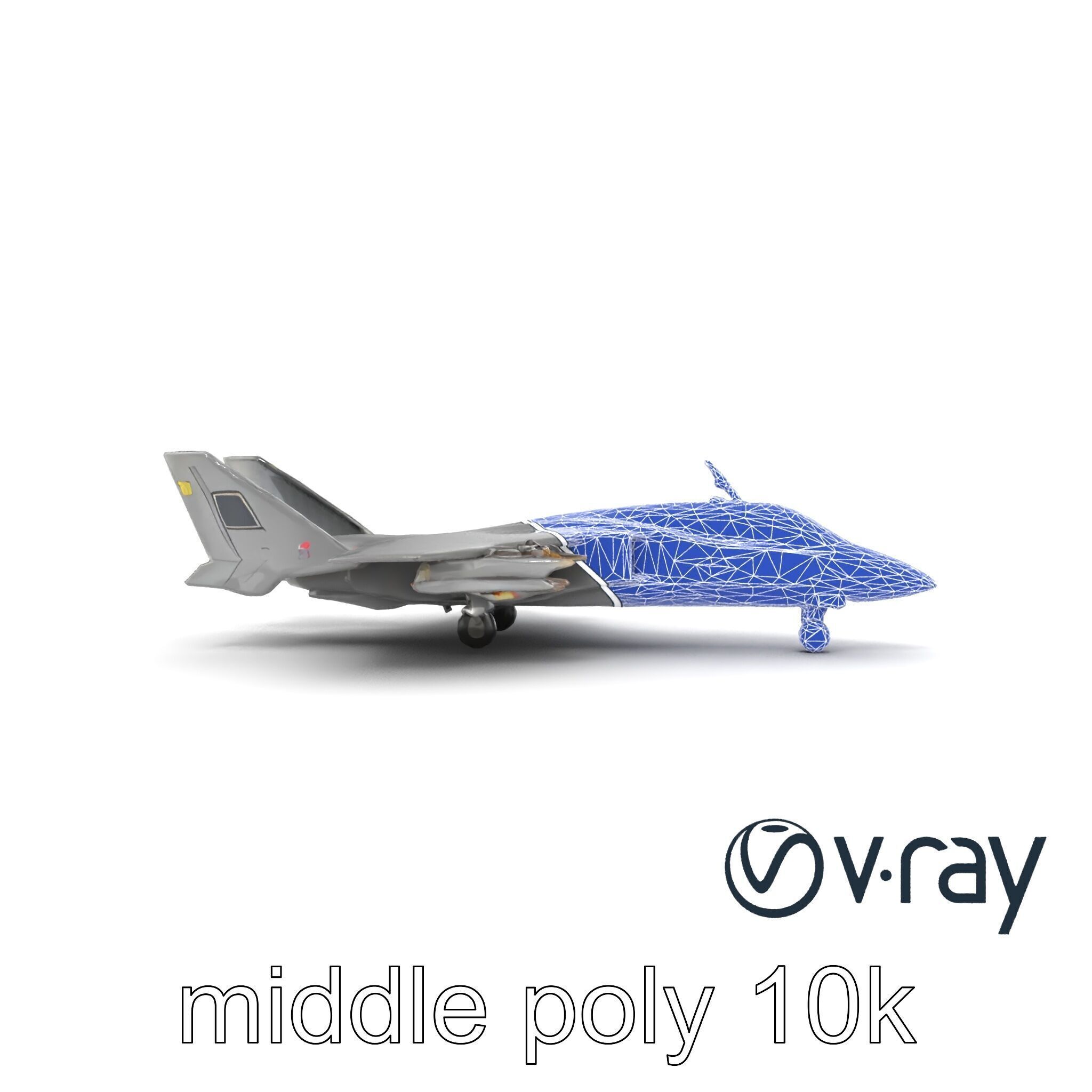 IronFang Bomber Titanium Hull Twin Stabilizers model pack Low-poly 3D model_19