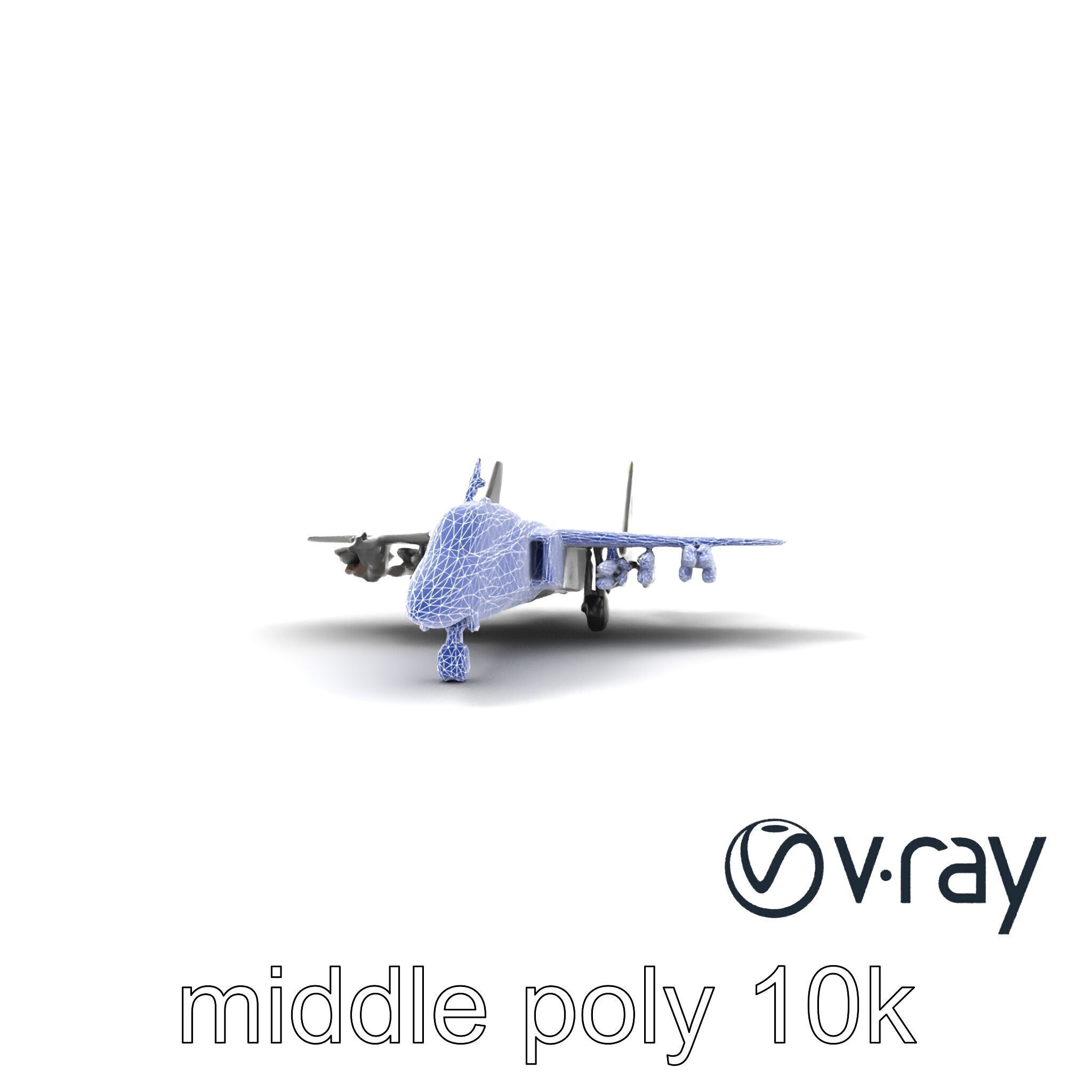 IronFang Bomber Titanium Hull Twin Stabilizers model pack Low-poly 3D model_16