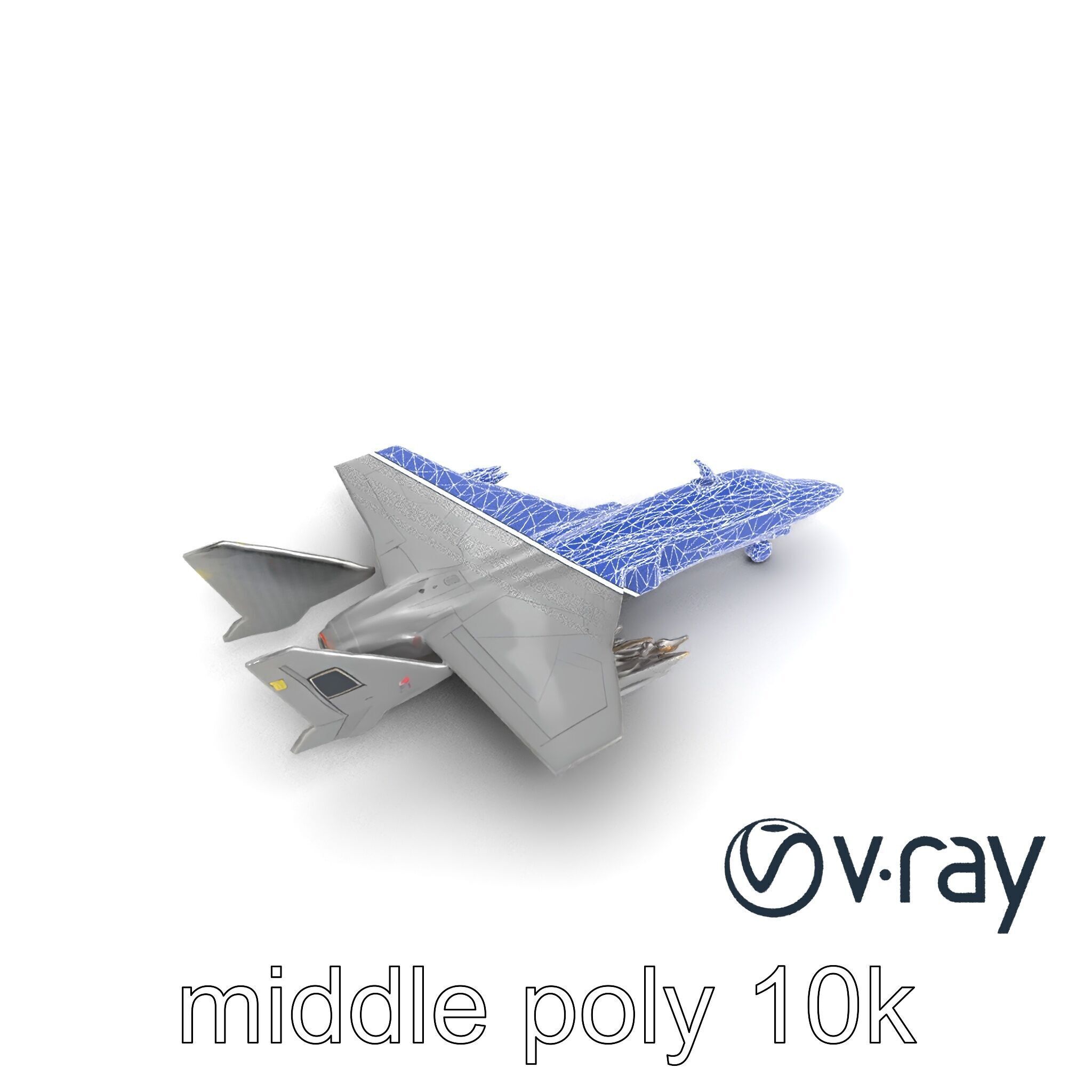 IronFang Bomber Titanium Hull Twin Stabilizers model pack Low-poly 3D model_31