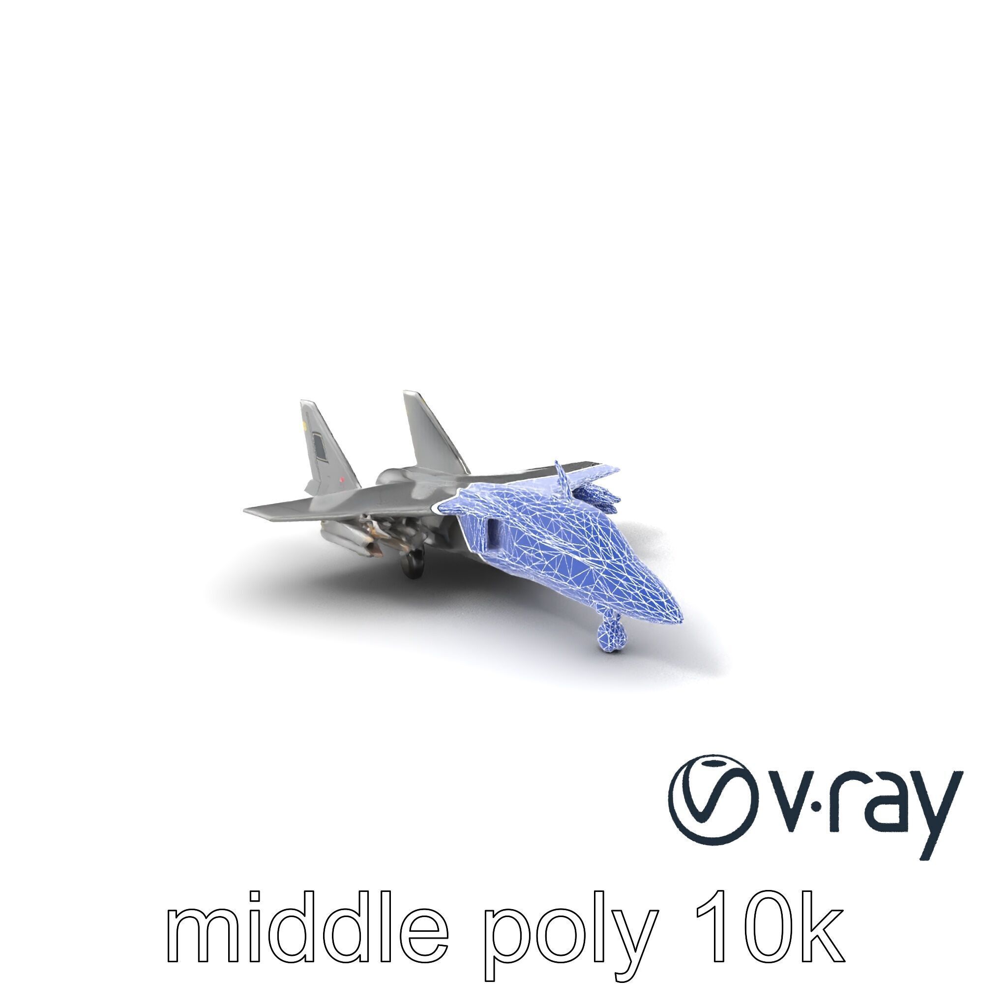 IronFang Bomber Titanium Hull Twin Stabilizers model pack Low-poly 3D model_5