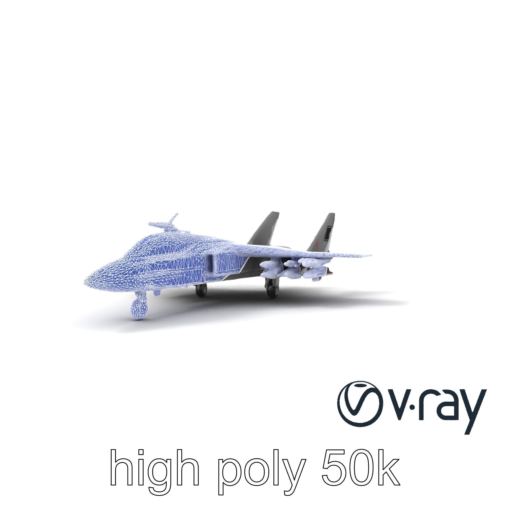 IronFang Bomber Titanium Hull Twin Stabilizers model pack Low-poly 3D model_24