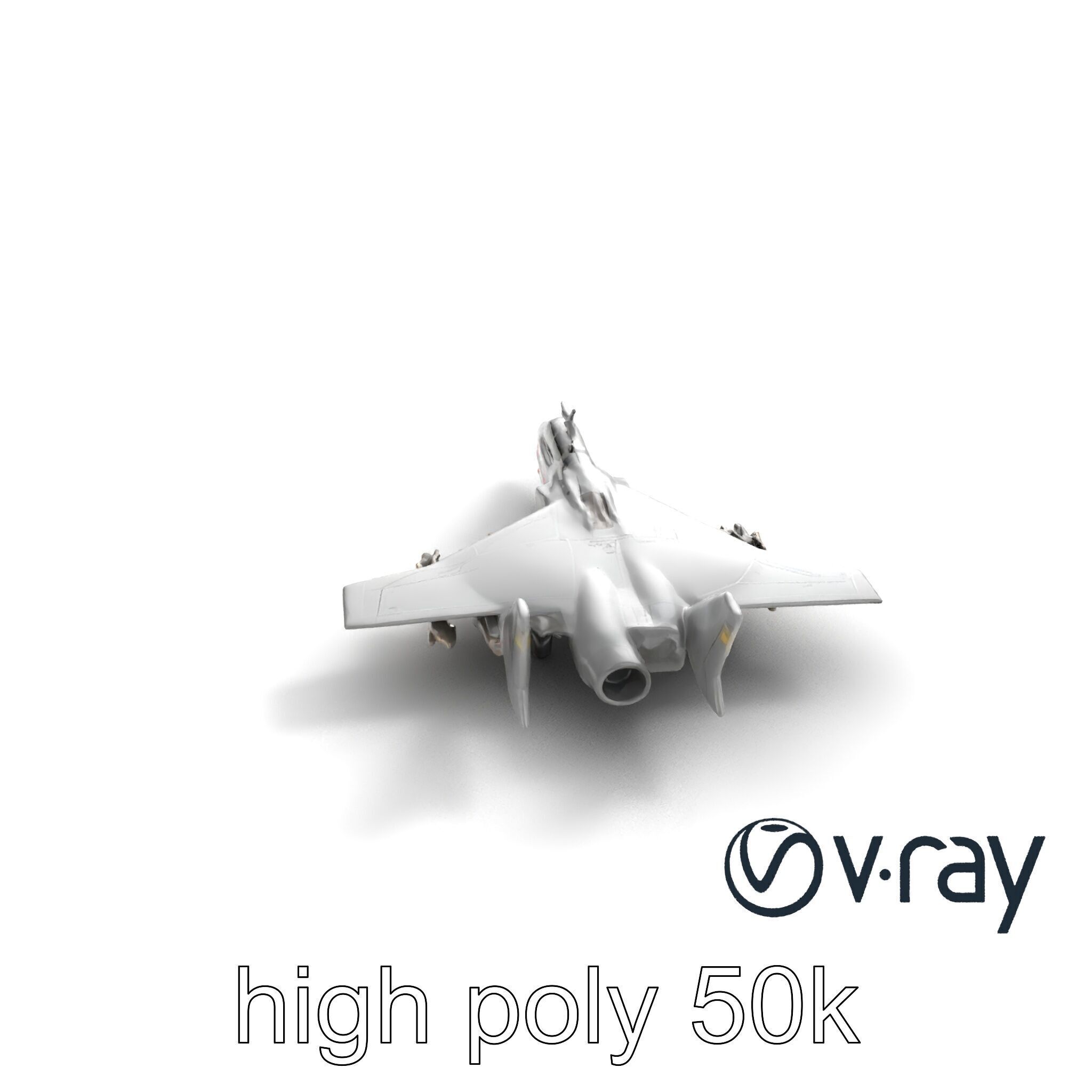 IronFang Bomber Titanium Hull Twin Stabilizers model pack Low-poly 3D model_12