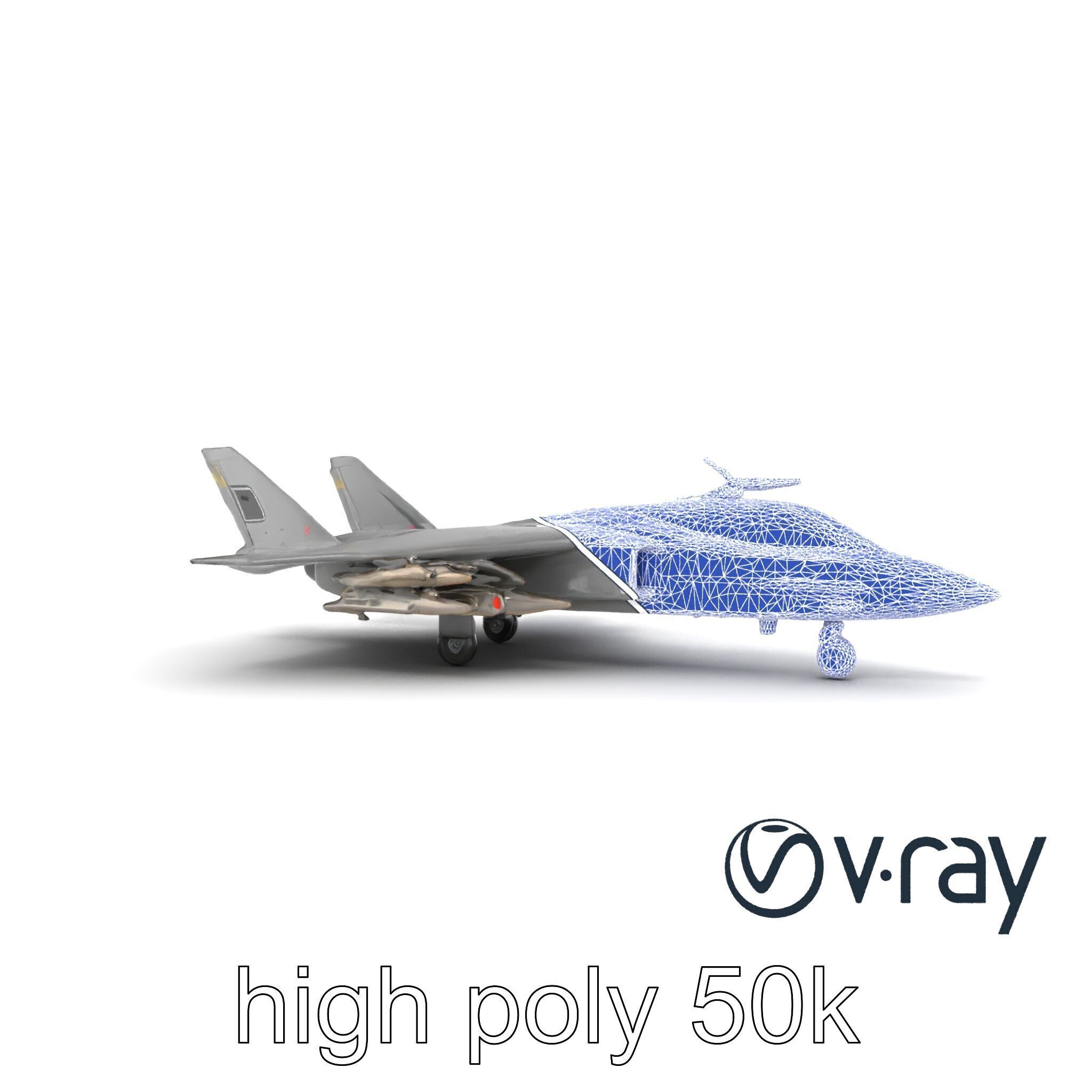 IronFang Bomber Titanium Hull Twin Stabilizers model pack Low-poly 3D model_18