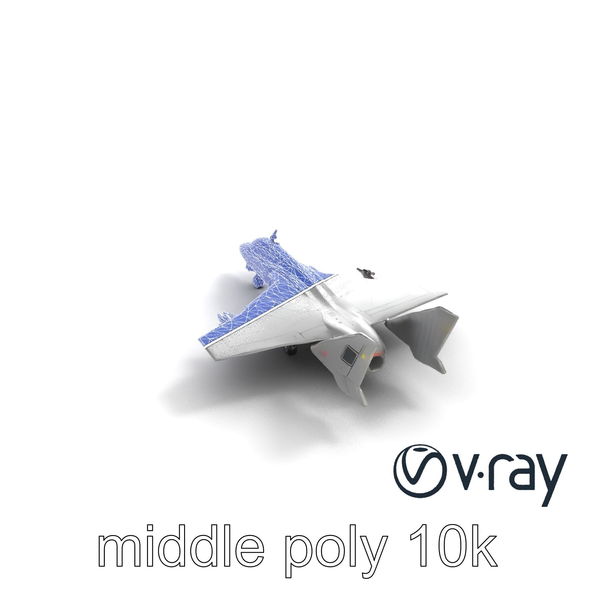 IronFang Bomber Titanium Hull Twin Stabilizers model pack Low-poly 3D model_11