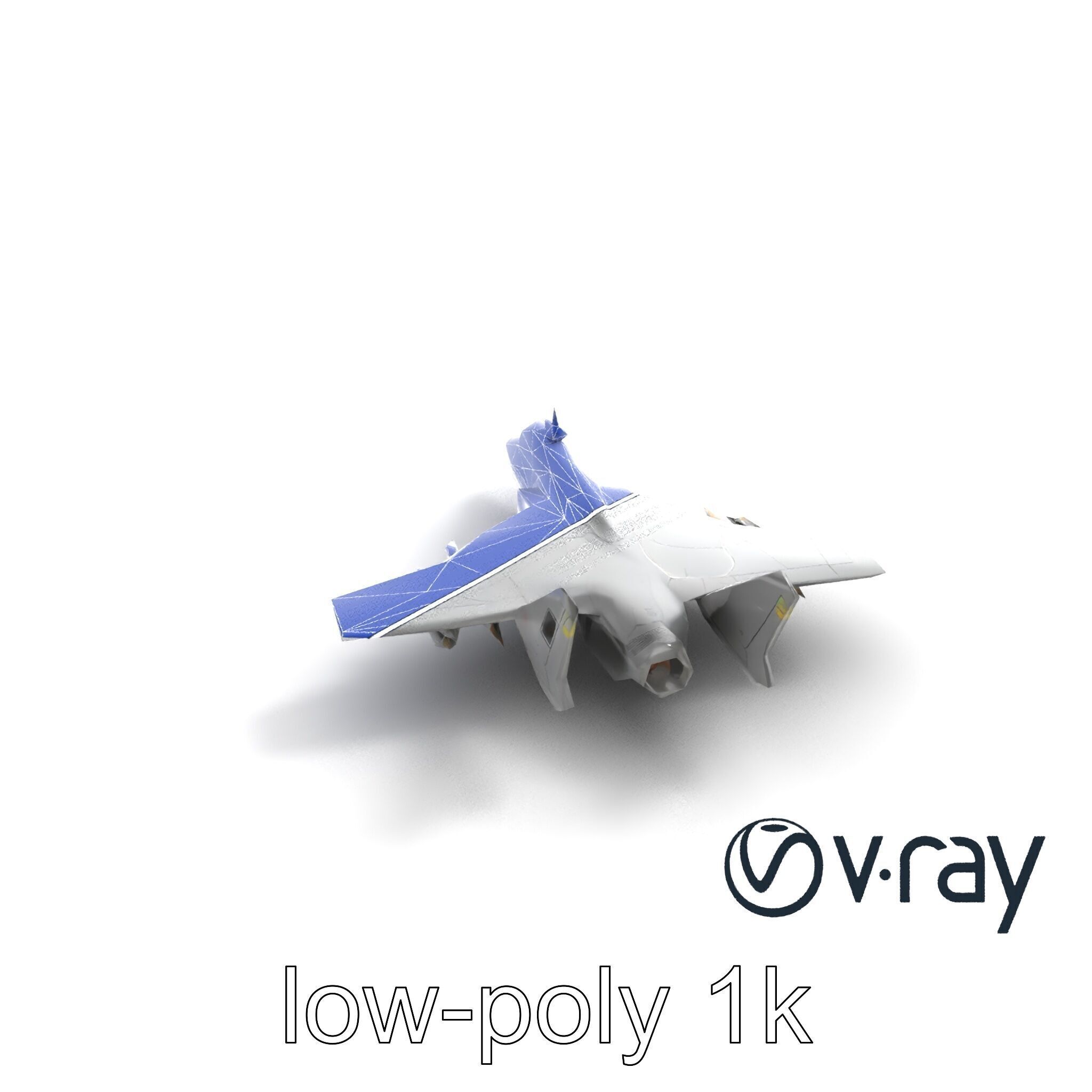 IronFang Bomber Titanium Hull Twin Stabilizers model pack Low-poly 3D model_23
