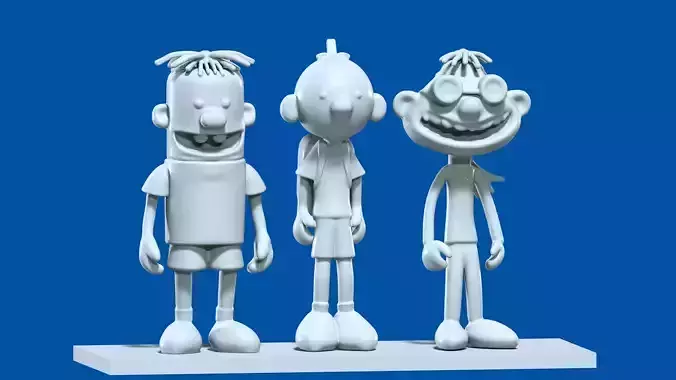 Diary of a Wimpy Kid - Greg Rowley Fregley - 3d print 3D print model