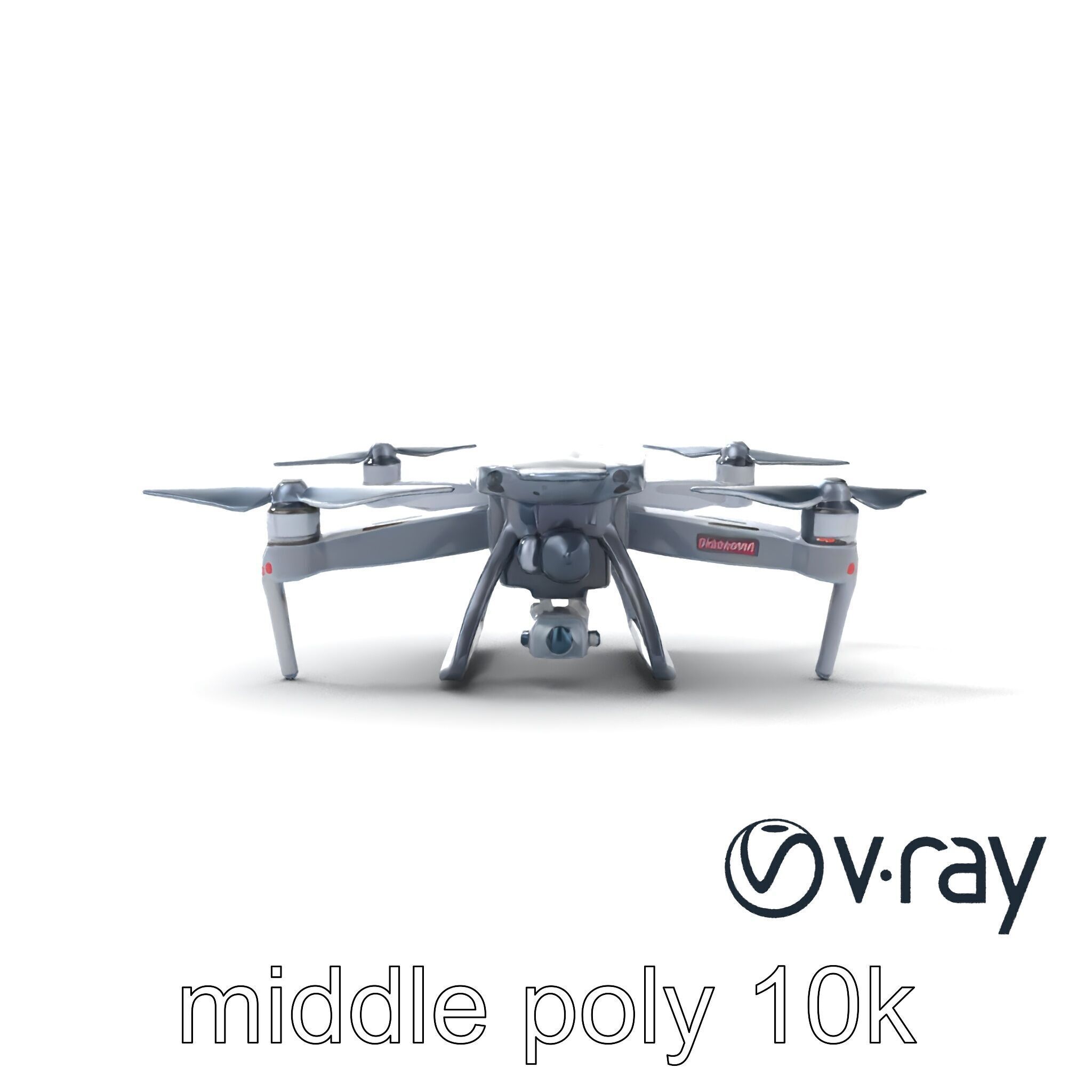 PhantomStrike Drone AI Technology model pack Low-poly 3D model_21