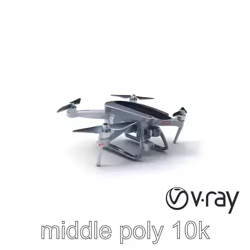 PhantomStrike Drone AI Technology model pack Low-poly 3D model