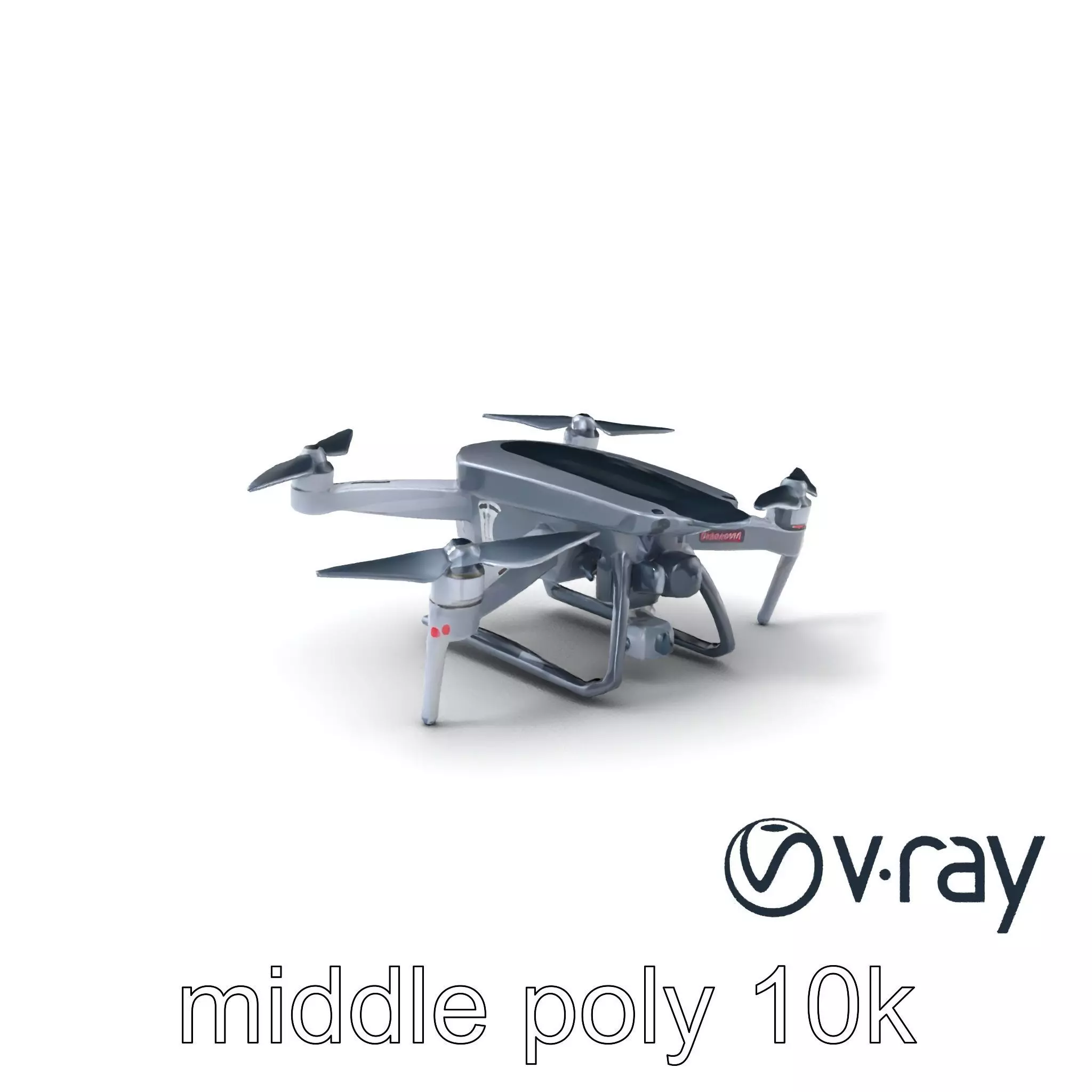 PhantomStrike Drone AI Technology model pack Low-poly 3D model_0