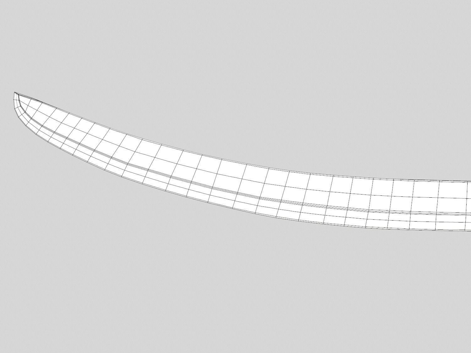 Elven Sword Low-poly 3D model_24