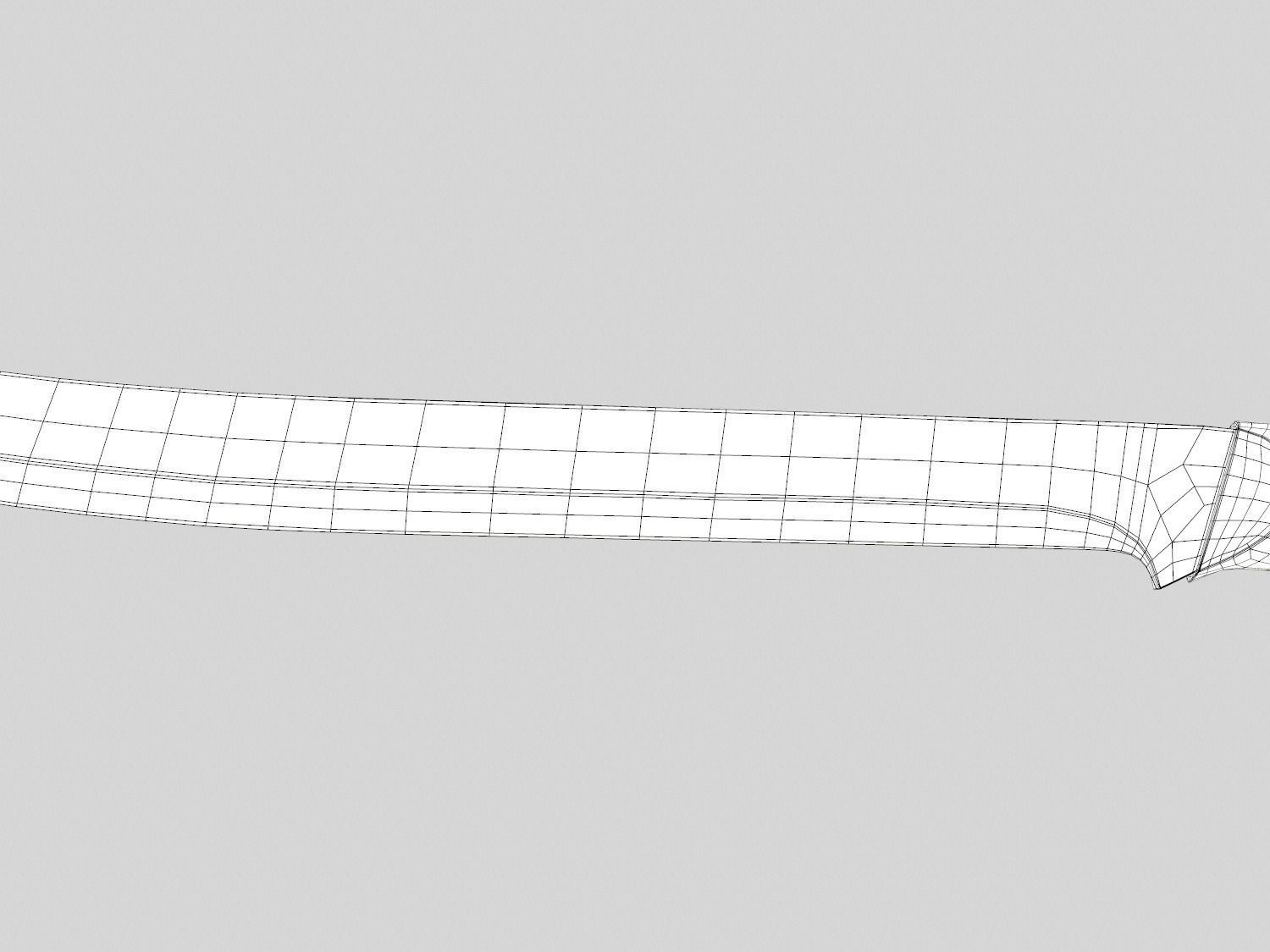 Elven Sword Low-poly 3D model_25
