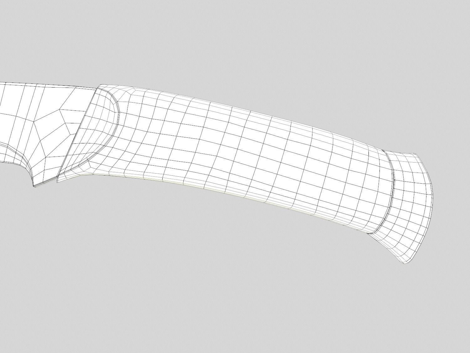 Elven Sword Low-poly 3D model_26