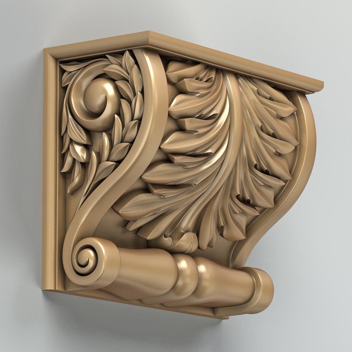 Corbel 009 3D model_4
