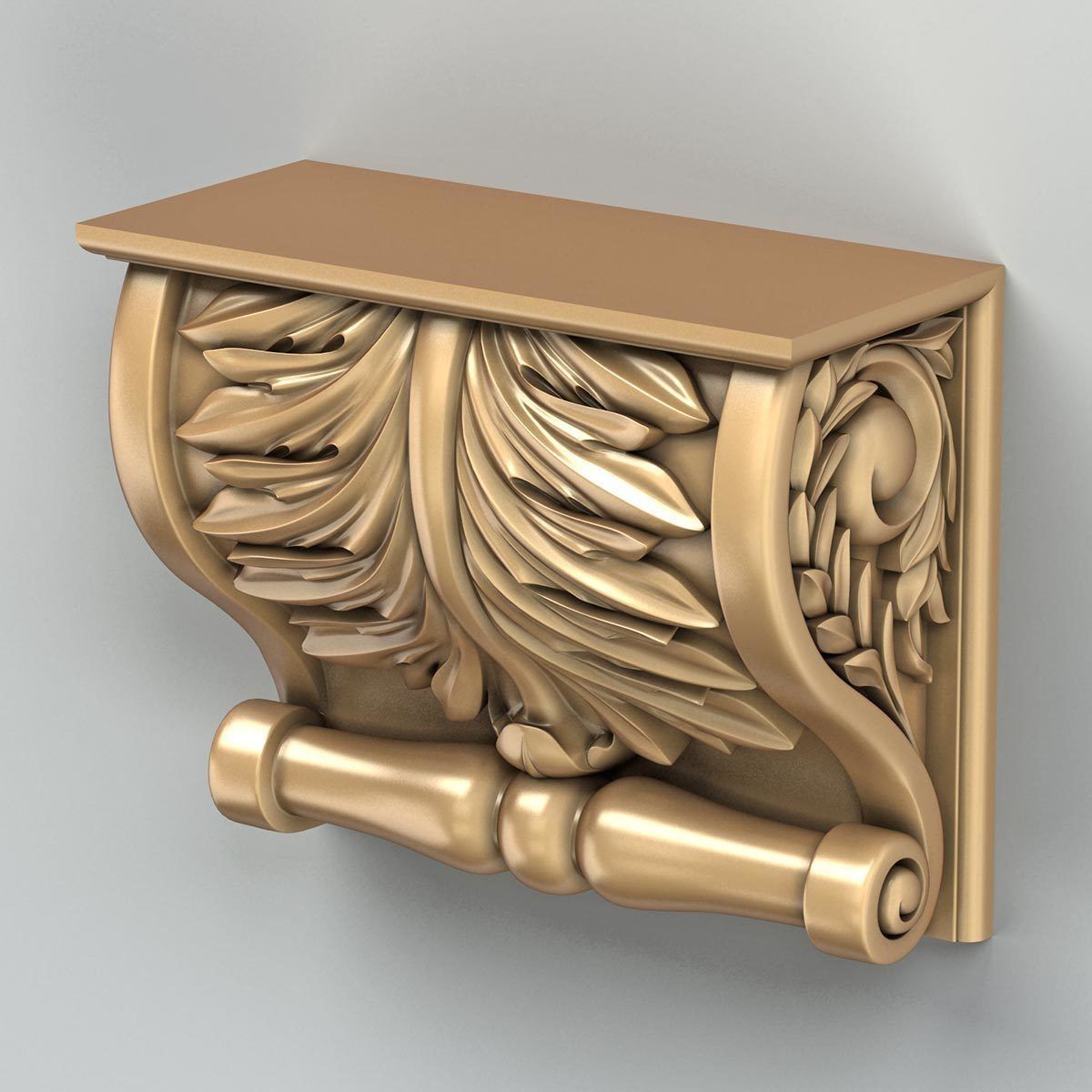 Corbel 009 3D model_2