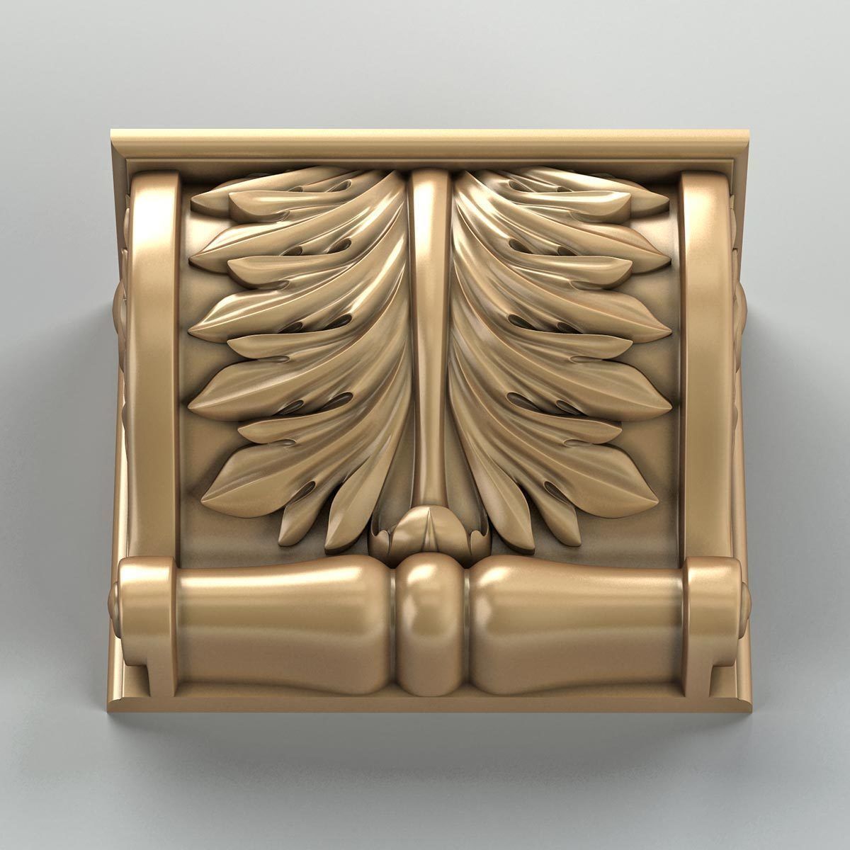 Corbel 009 3D model_3