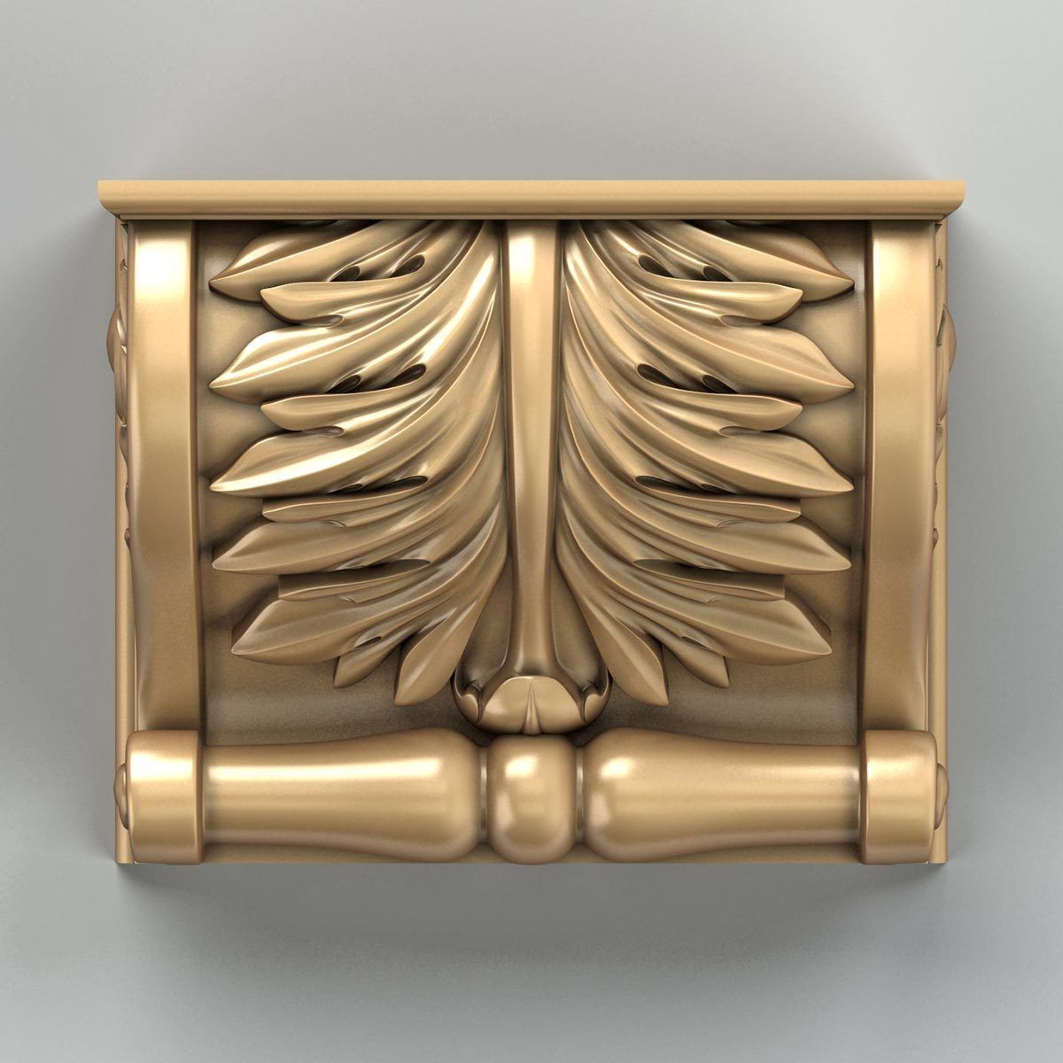 Corbel 009 3D model_1