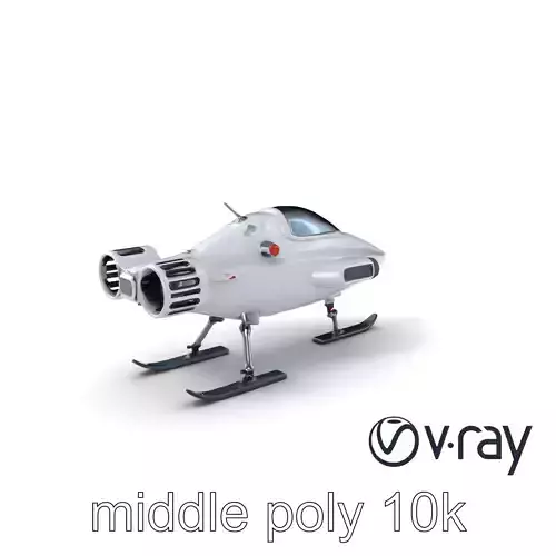 ArcticWolf Interceptor model pack for winter environments Low-poly 3D model