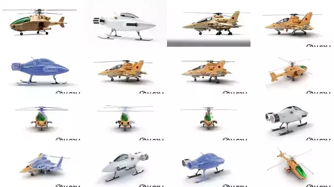 Apex Aerospace Arsenal 3D Model Collection