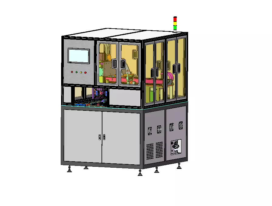 Auto-CELL-Screen-Assembly-AOI-3D-Model-SolidWorks-IGS 3D model_0