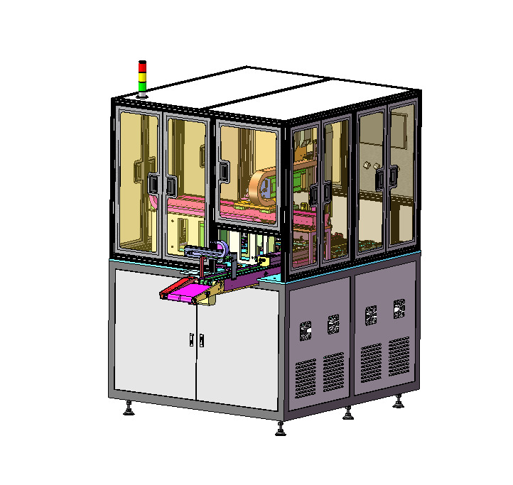 Auto-CELL-Screen-Assembly-AOI-3D-Model-SolidWorks-IGS 3D model_1