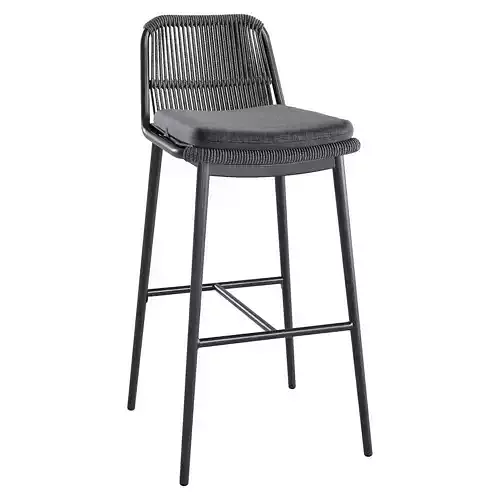 Outdoor Rope Stool for Bar Como 3D model