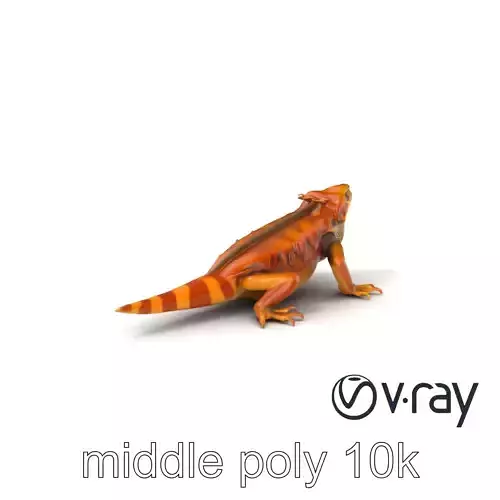ThunderScale Bearded Dragon model pack Low-poly 3D model