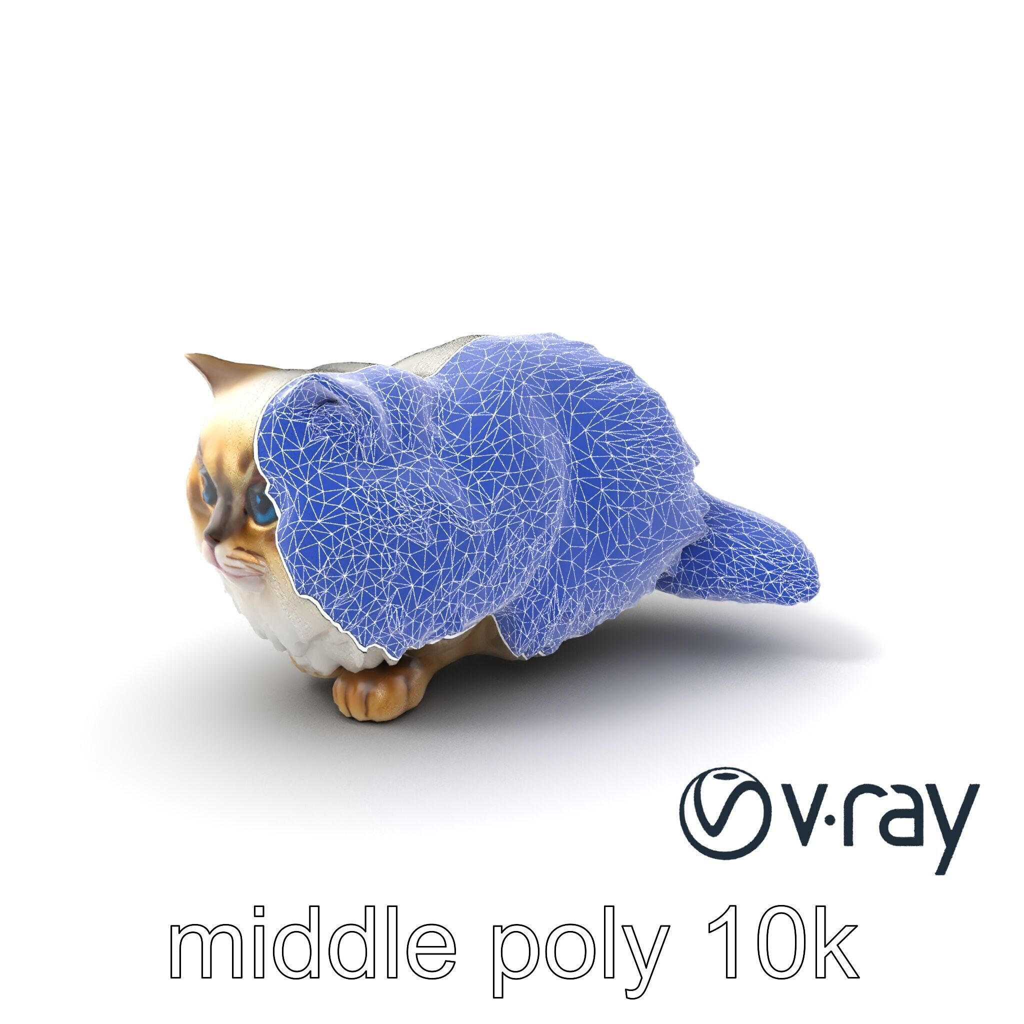 VelvetPaw Persian Cat model pack Low-poly 3D model_5
