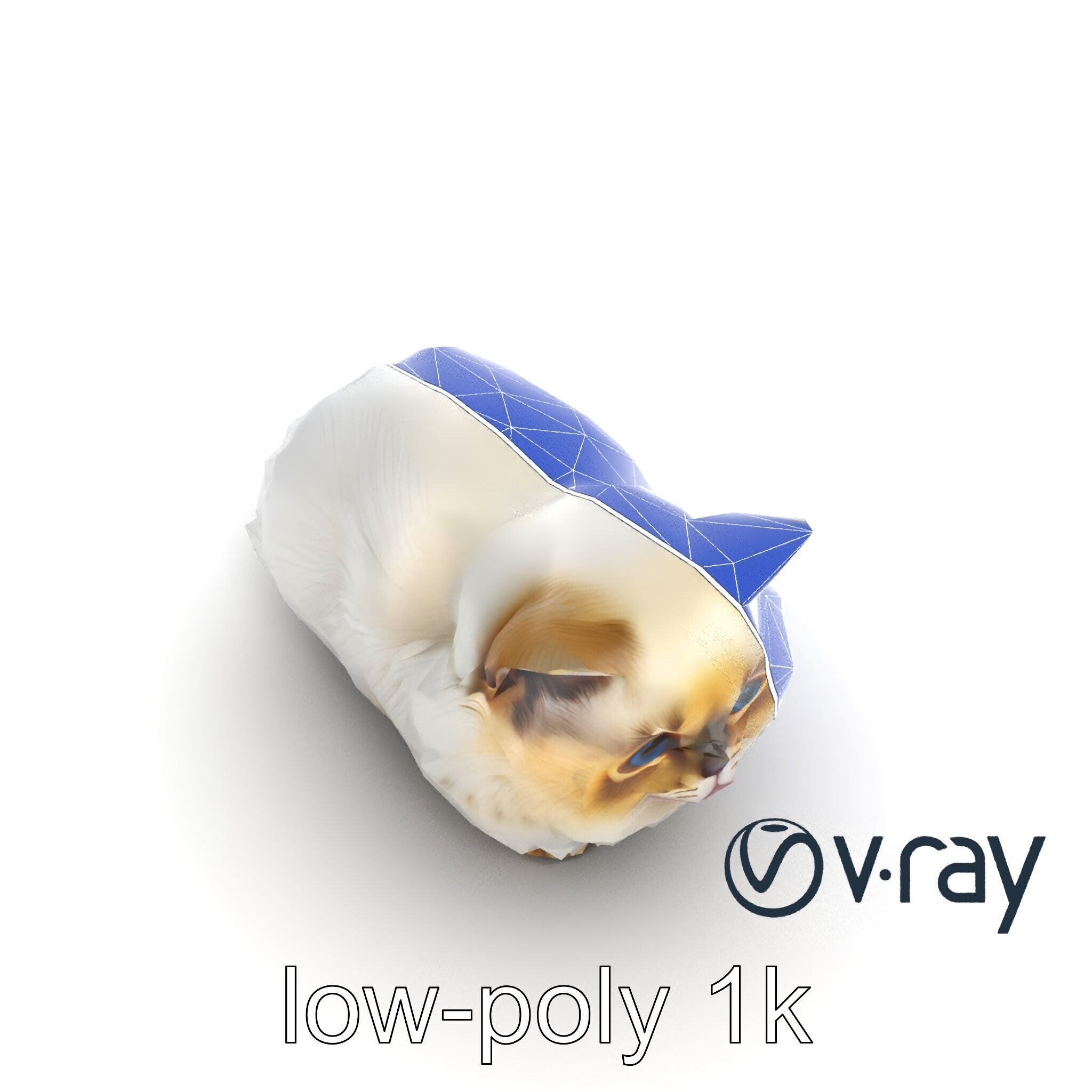 VelvetPaw Persian Cat model pack Low-poly 3D model_17