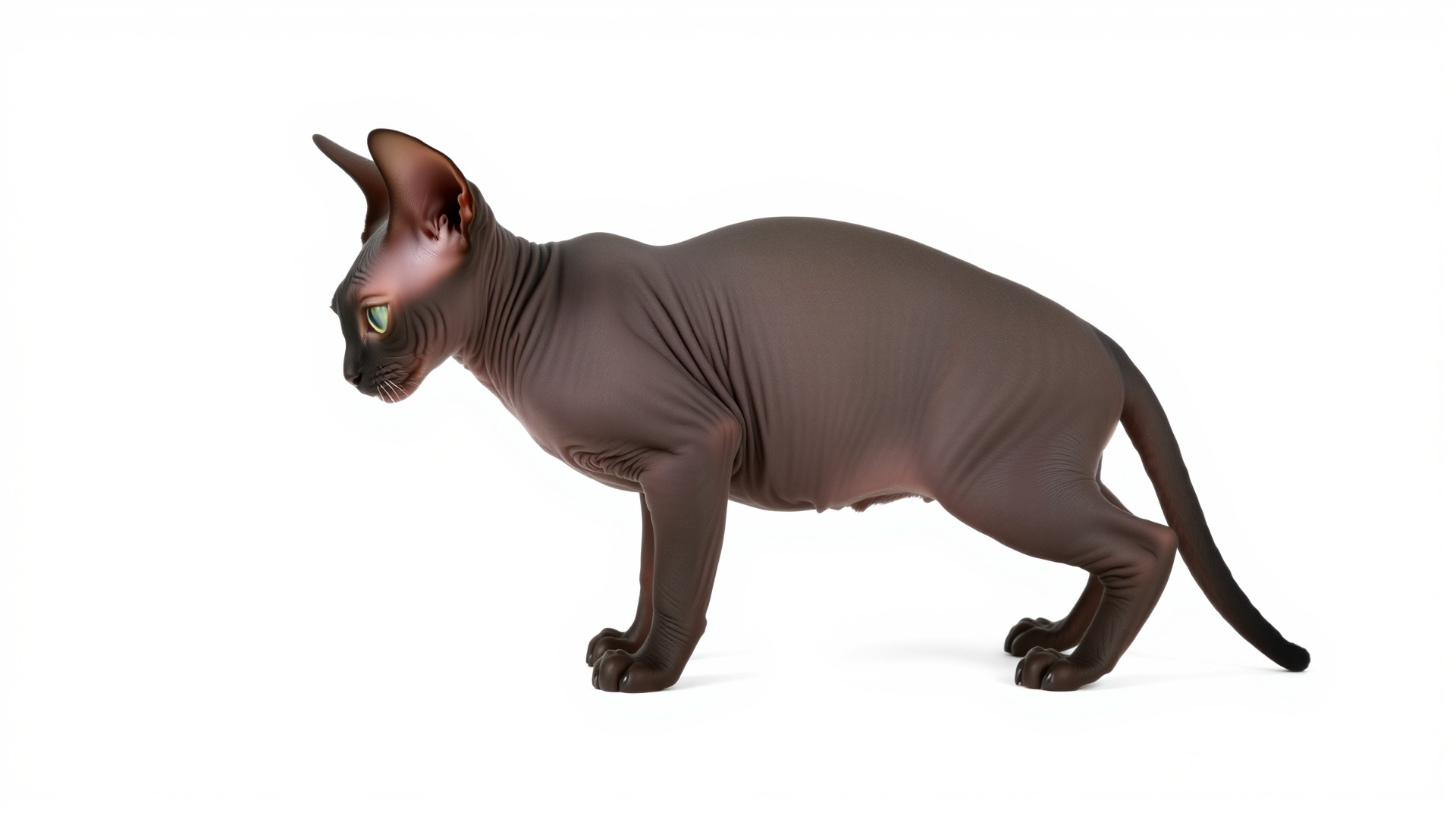 MidnightWhisker Sphynx Cat model pack Low-poly 3D model_34