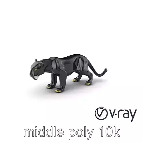 ShadowFlit Panther 3D model pack Low-poly 3D model