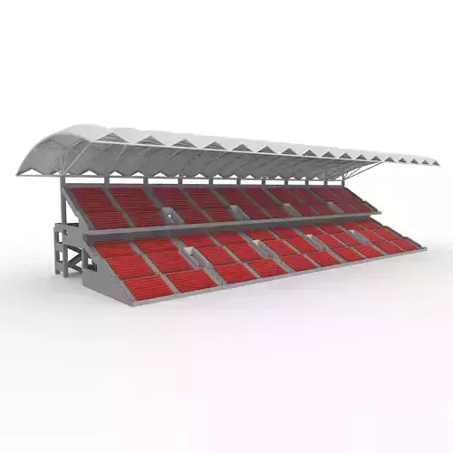 Stadium Tribune 01 3D model