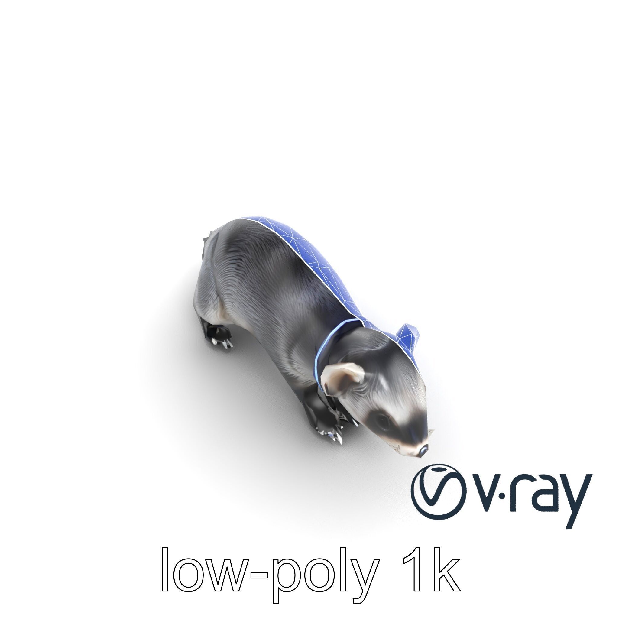 CyberClaw Ferret Tech Accessory model pack Low-poly 3D model_29