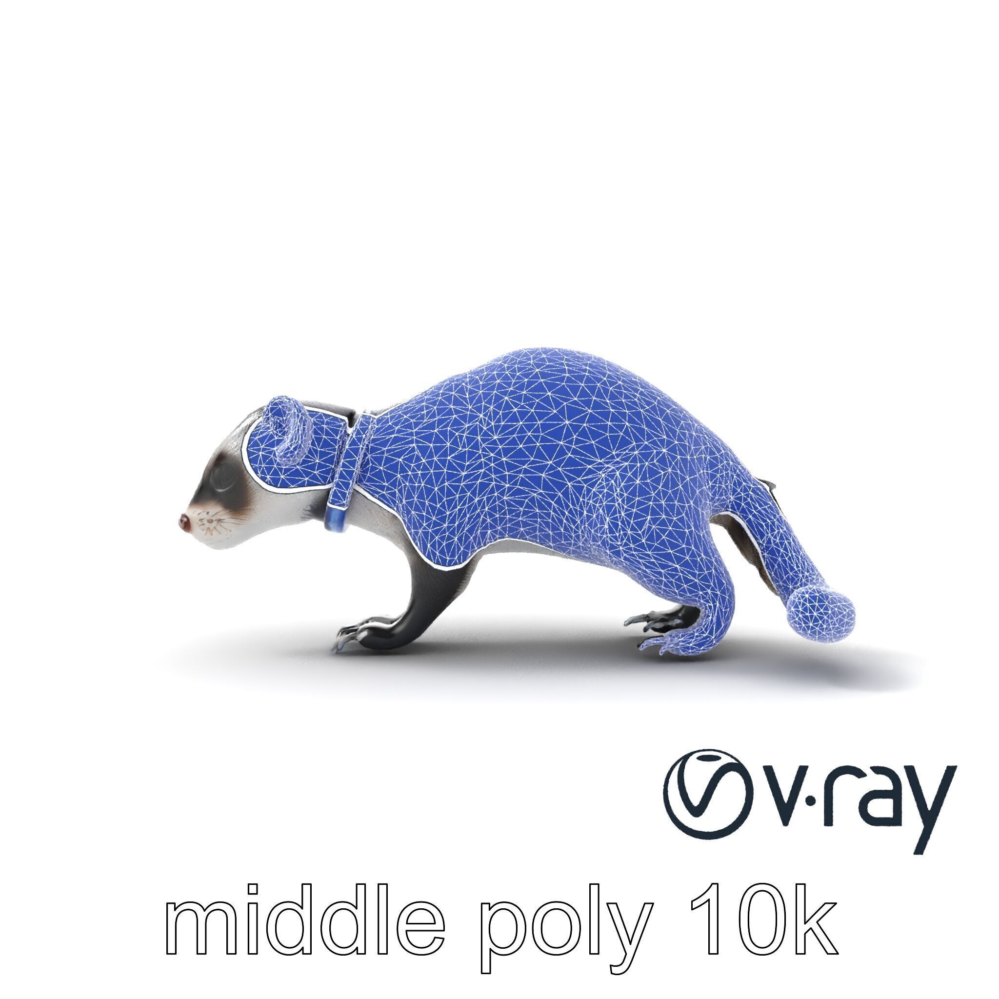 CyberClaw Ferret Tech Accessory model pack Low-poly 3D model_32