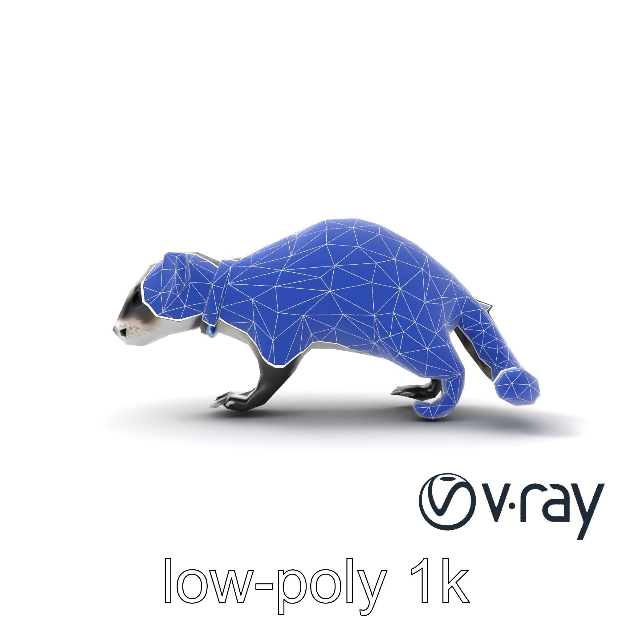 CyberClaw Ferret Tech Accessory model pack Low-poly 3D model_24