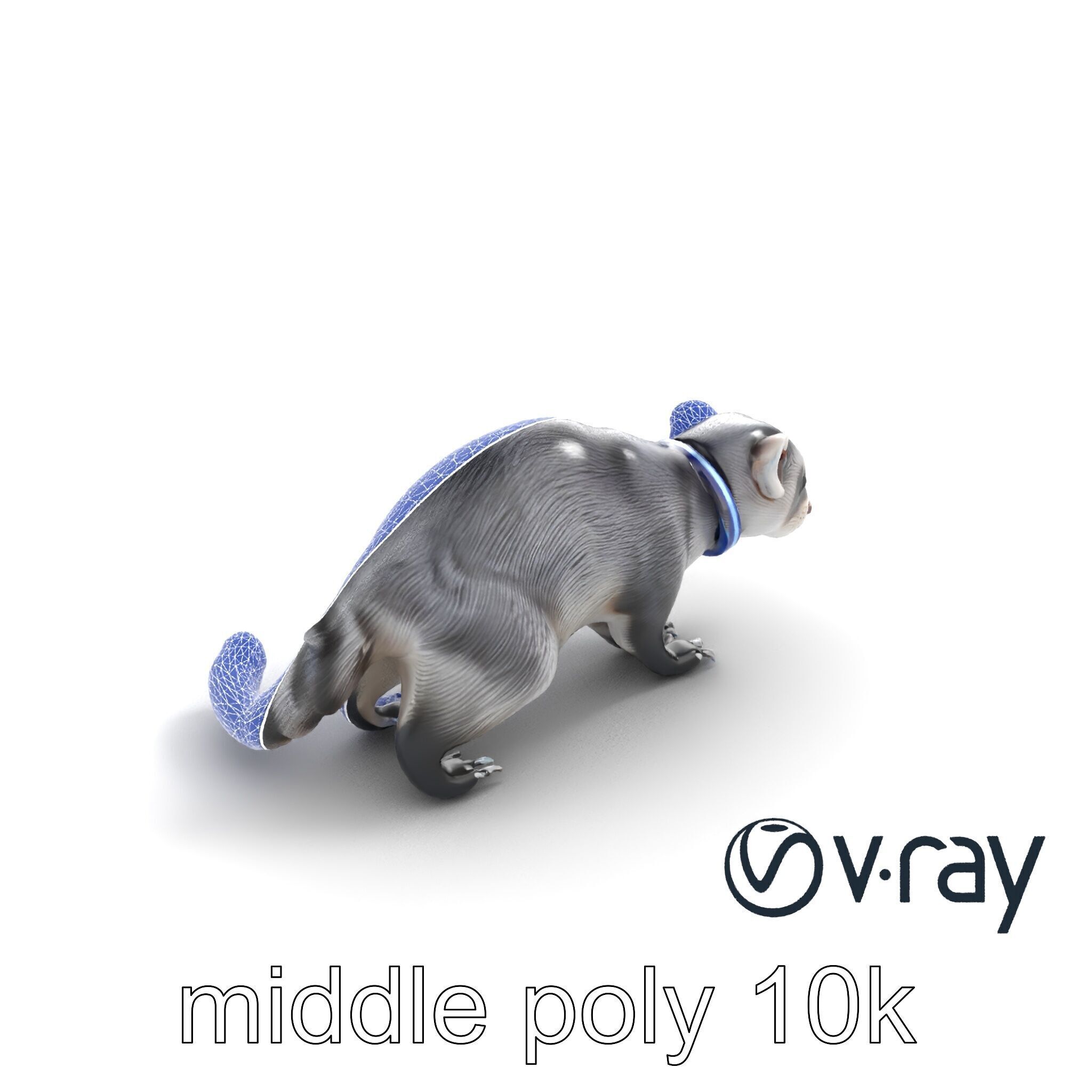 CyberClaw Ferret Tech Accessory model pack Low-poly 3D model_18