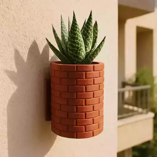 Wall Mounted Planter - Decorative Pot 3D print model