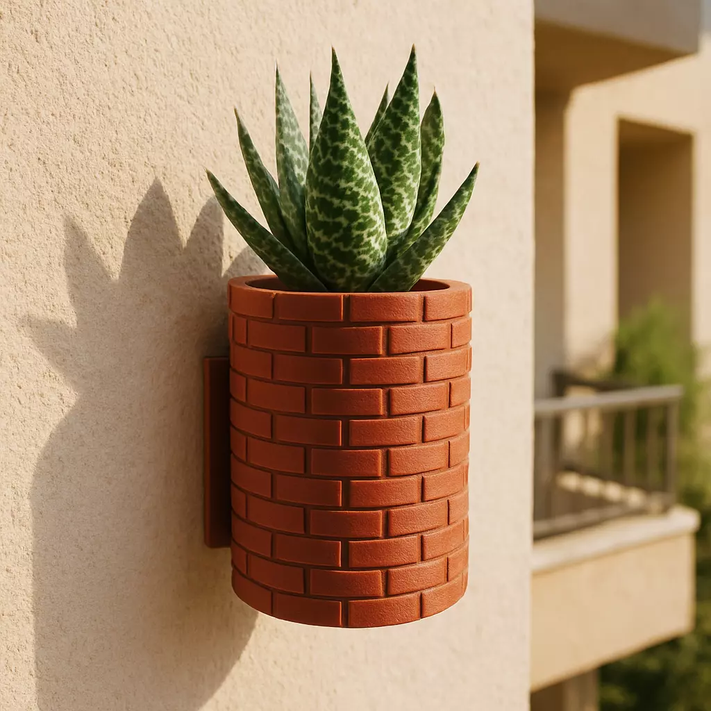 Wall Mounted Planter - Decorative Pot 3D print model