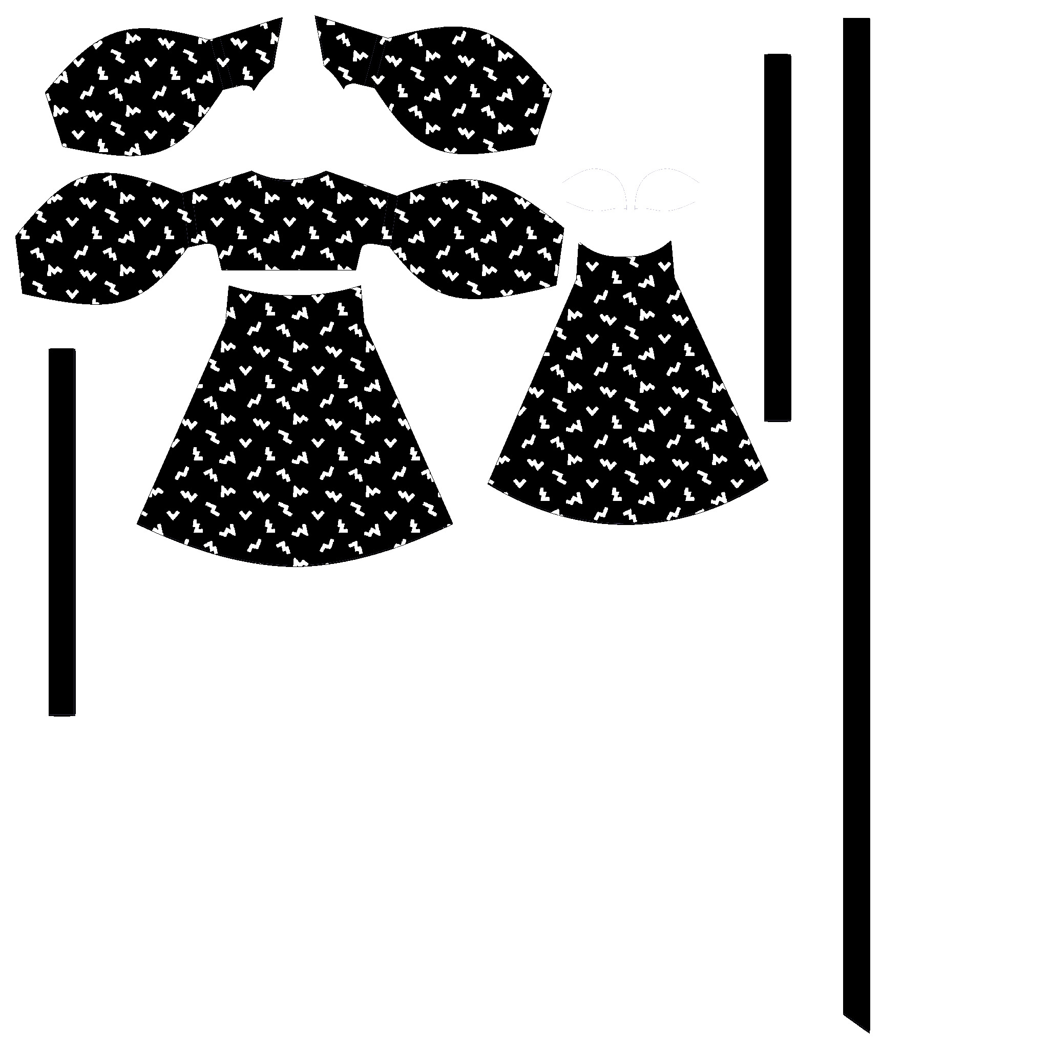 Ladies Puffy Party Dress With Genesis 8 In Low Poly Low-poly 3D model_3