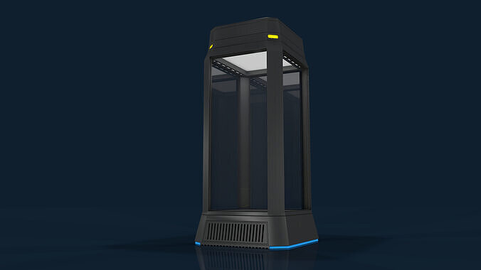 Sci Fi Container  3D model