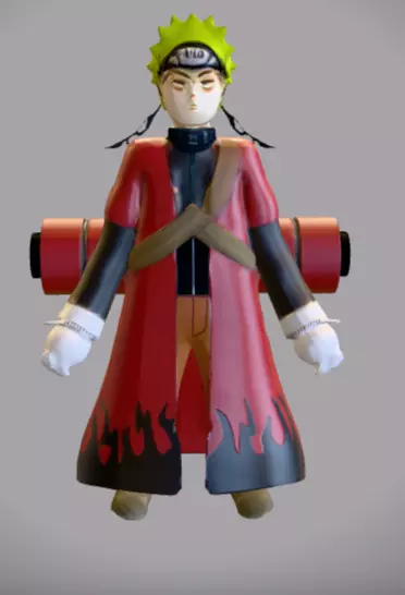 Naruto sage mode 3D print model
