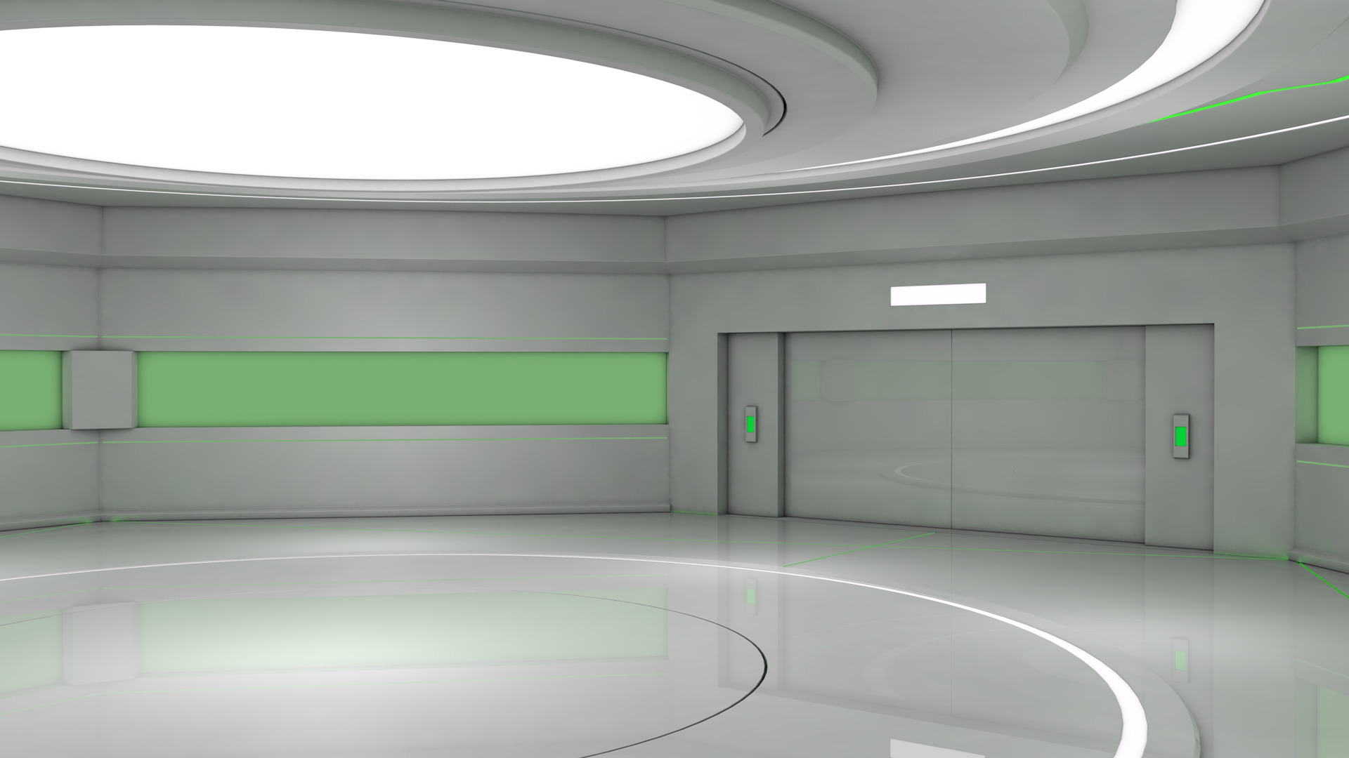 Sci Fi Room 3D model_4