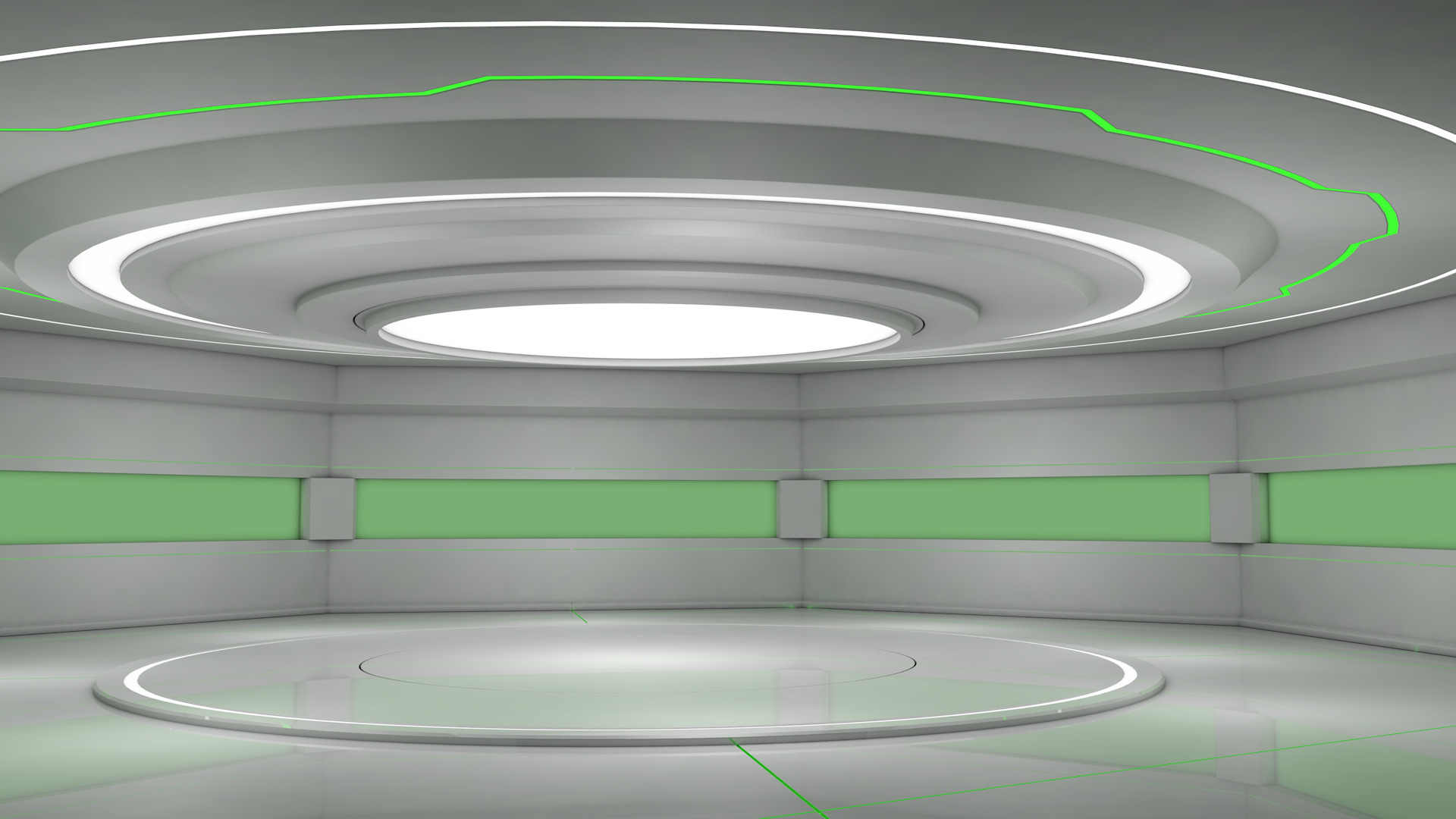 Sci Fi Room 3D model_2