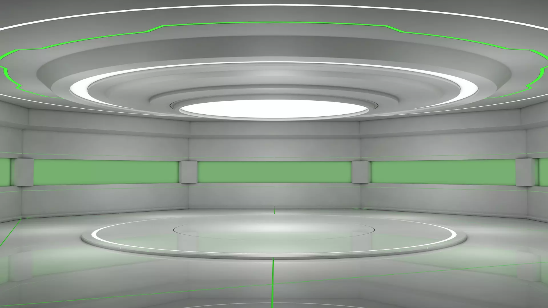 Sci Fi Room 3D model_0